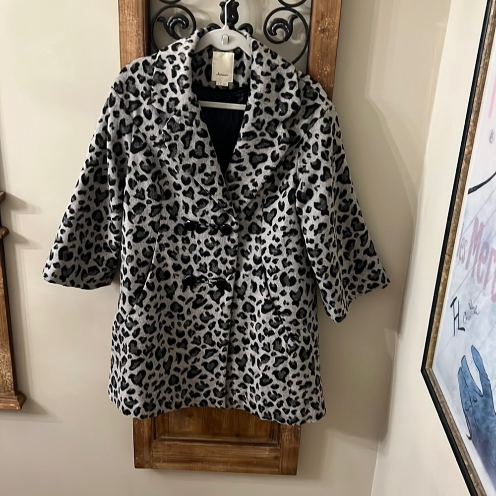 Ellevenses leopard swing coat